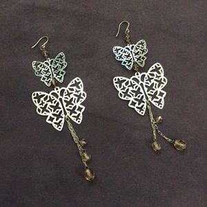 Bebe butterfly earrings